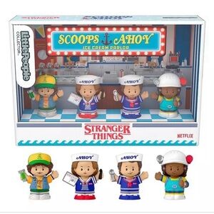Fisher Price Stranger Things Little People Collector Scoops Ahoy NWT